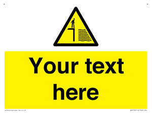 Custom Deep Water Sign